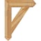 Ekena Millwork Traditional Arts & Crafts Rough Sawn Bracket, Western Red Cedar, 6"W x 28"D x 36"H BKT06X28X36TRA03RWR - alternate 3